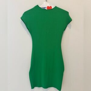 Vibrant Green Dress bodycon
